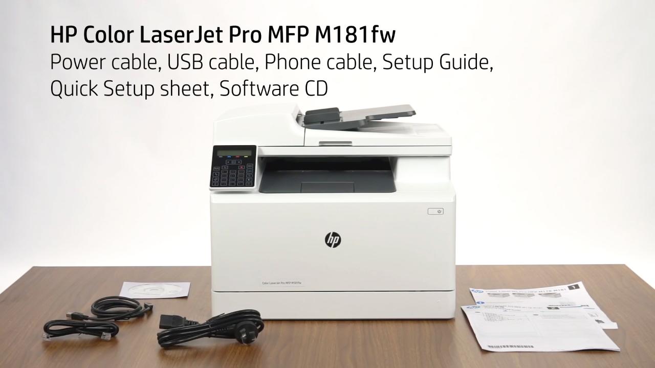 Download driver printer hp color laserjet pro mfp m181fw